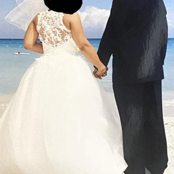 Wedding Dress Size 14 - Picture 2 of 10